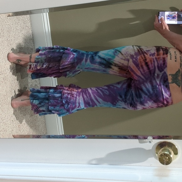 Tie dye Boho festival pants - Picture 4 of 11